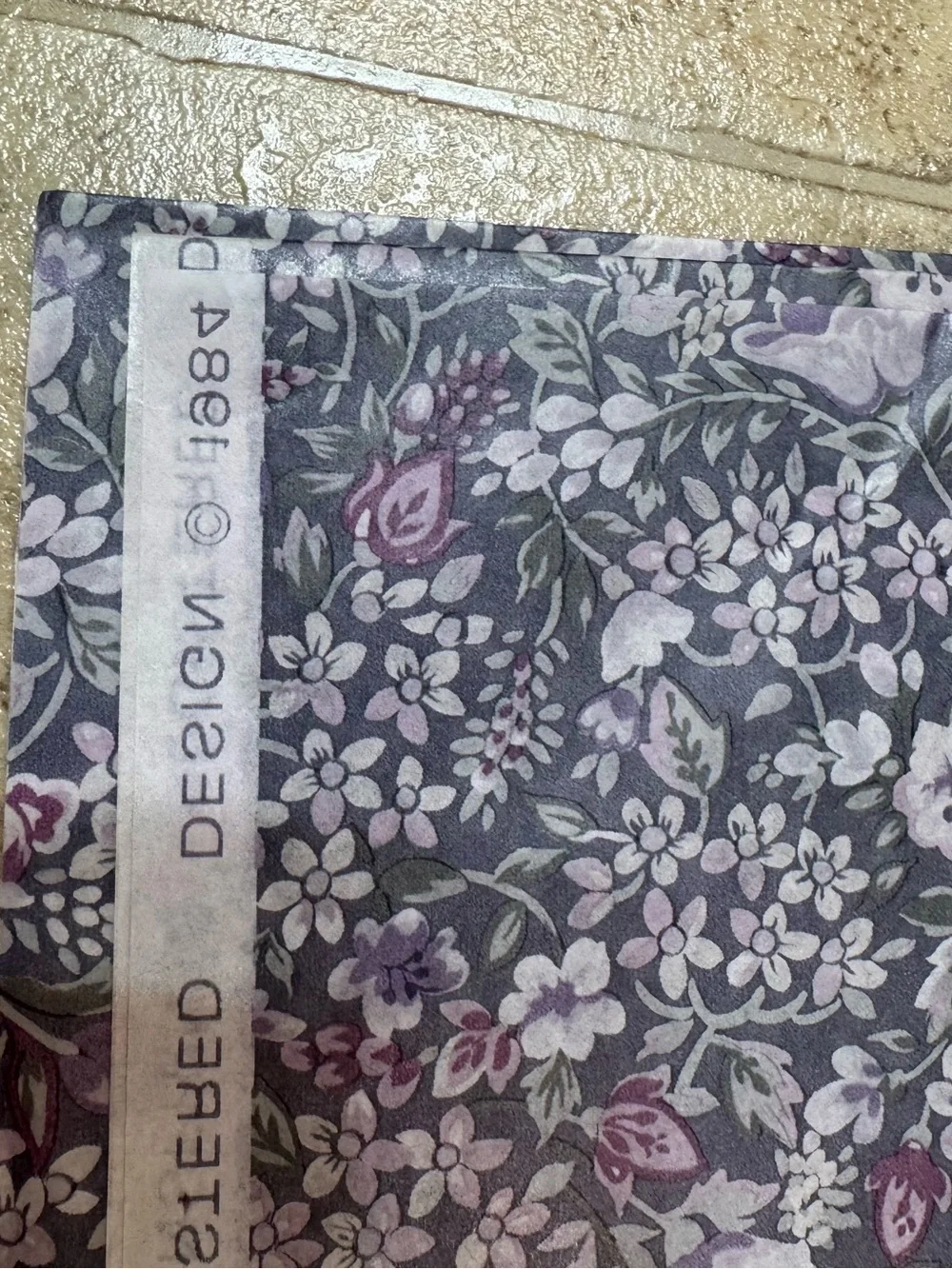 10 Sheets VTG 1984 All Occasions WRAPPING PAPER & Fancy TISSUE PAPER Flowers